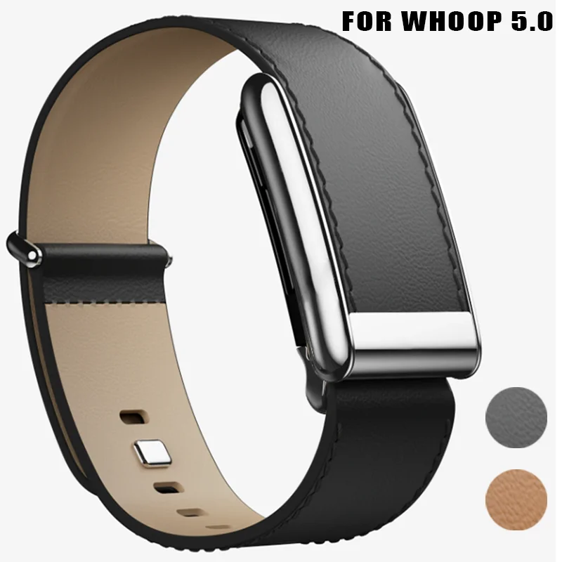 

Official Luxury Leather Watch Strap For Whoop 5.0 one+peak High-end Luxe Watch Band Bracelet Adjustable Replacement Accessories