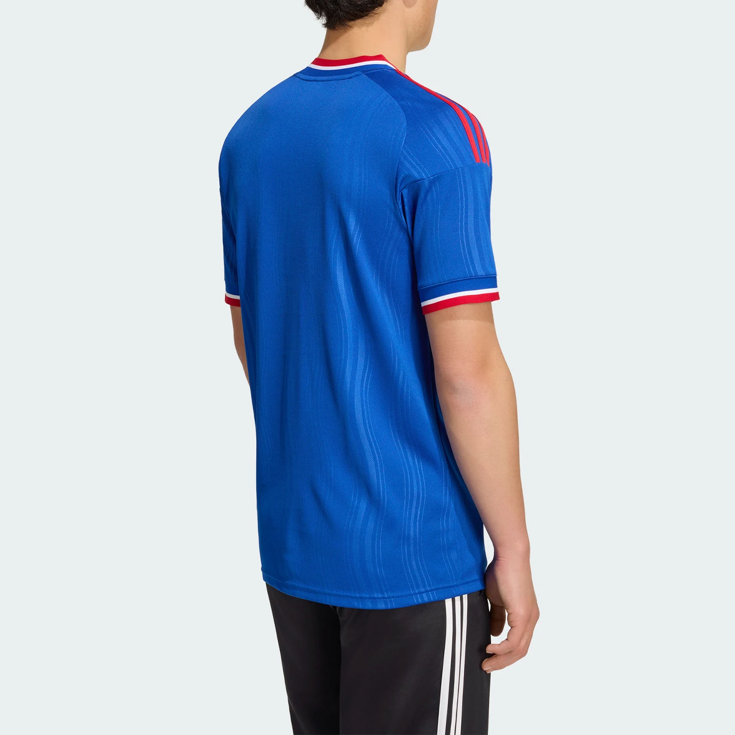 Adidas genuine men's pullover fashionable classic sports football short sleeved T-shirt KA6861