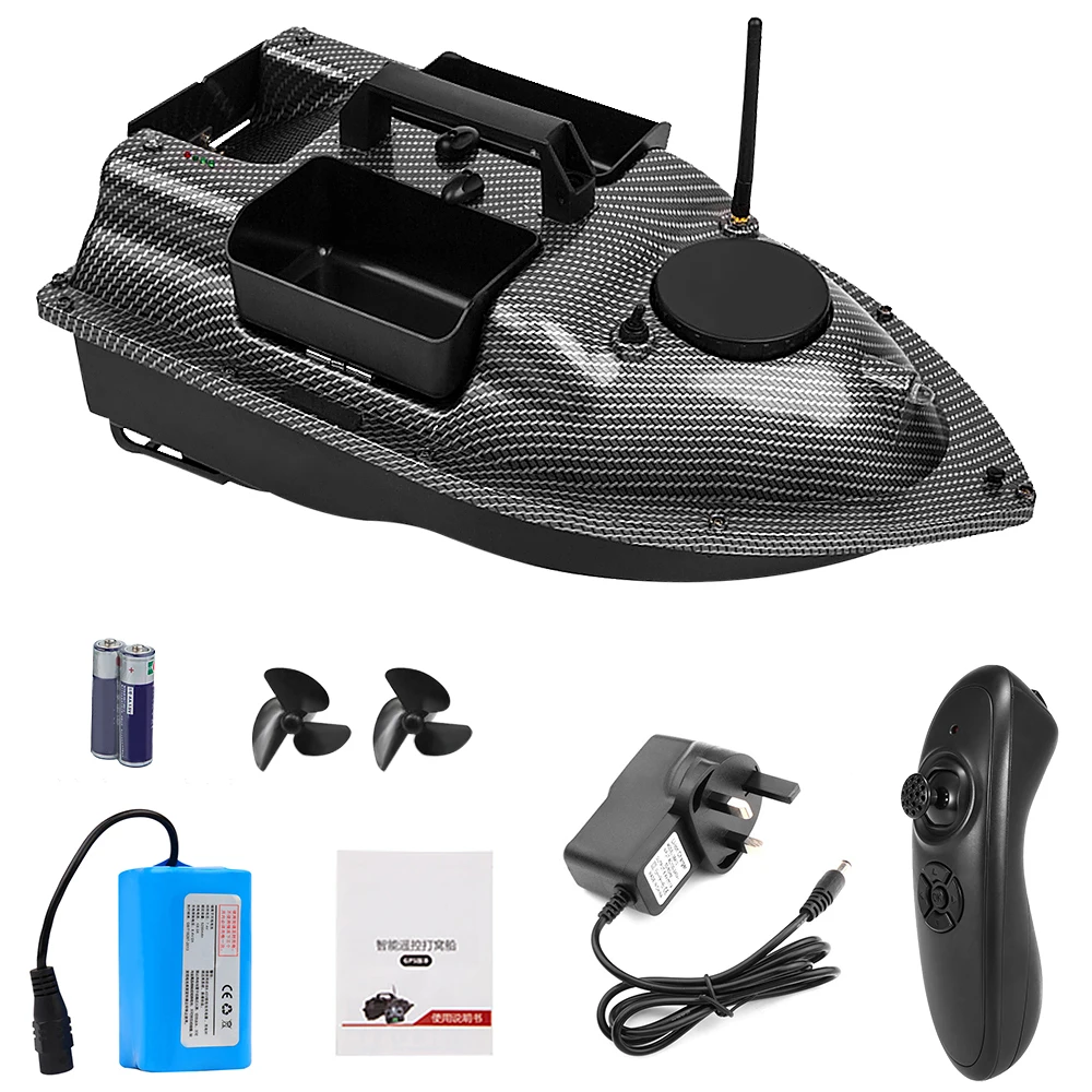 CTV18 GPS RC Fishing Bait Boat with 3 Bait Containers Wireless Bait Boat with Automatic Return Function 12000mah