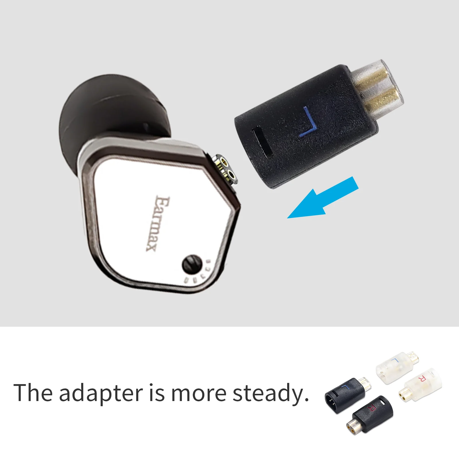 محول سماعة SENNHEISER ، ذكر إلى QDC ، 2 دبوس أنثى ، موصل سماعات أذن لـ senheiser i80s ، IE80 ، IE8I ، IE8 محول