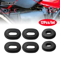 12pcs/set Motorcycle Body Side Cover Rubber Grommet Fairing Washer Bolts Motorcycle Accessories