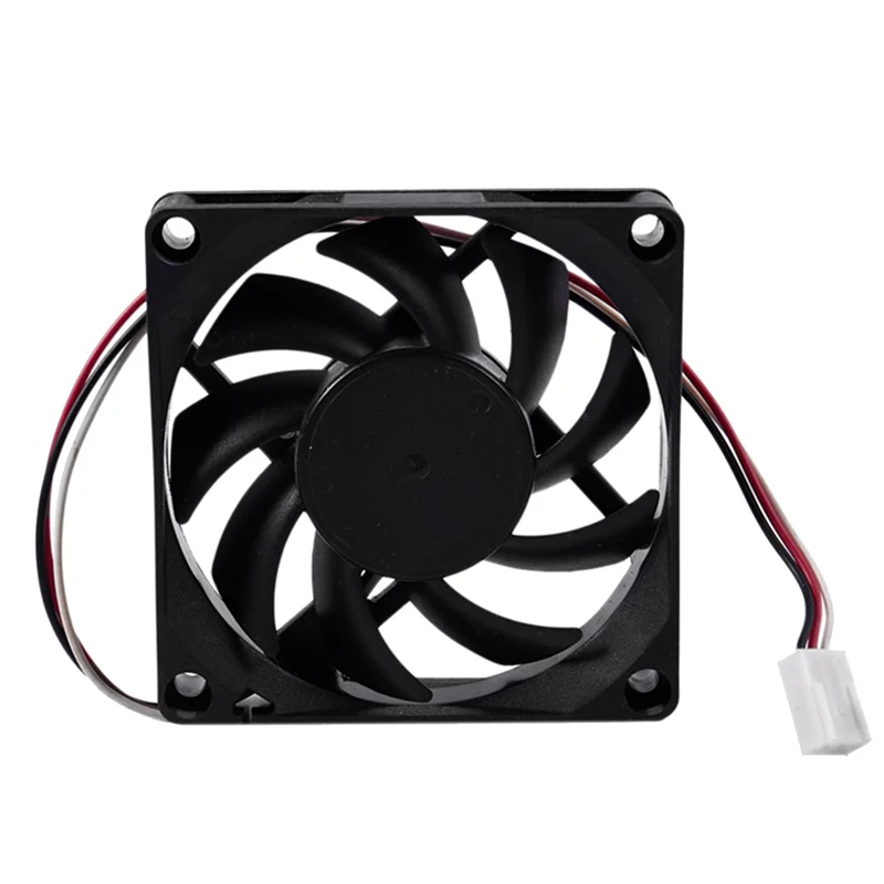 พัดลมระบายความร้อนเคสคอมพิวเตอร์ 3PIN 12V 7CM 70MM PC CPU Cooling Cooler Fan