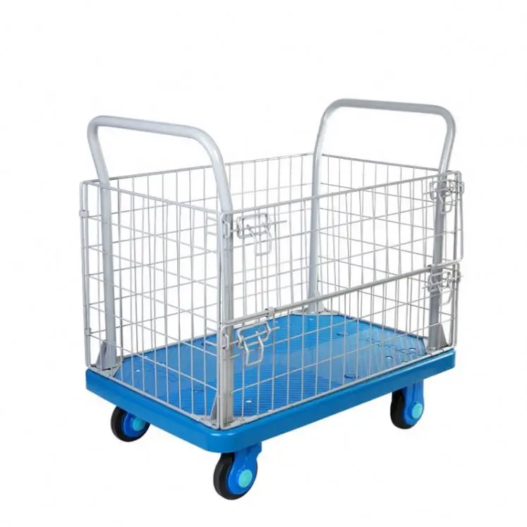 

Foldable Load Mesh Cargo Platform Hand Trolley, Industrial Truck, Factory Supplier, PLA300N-AM1