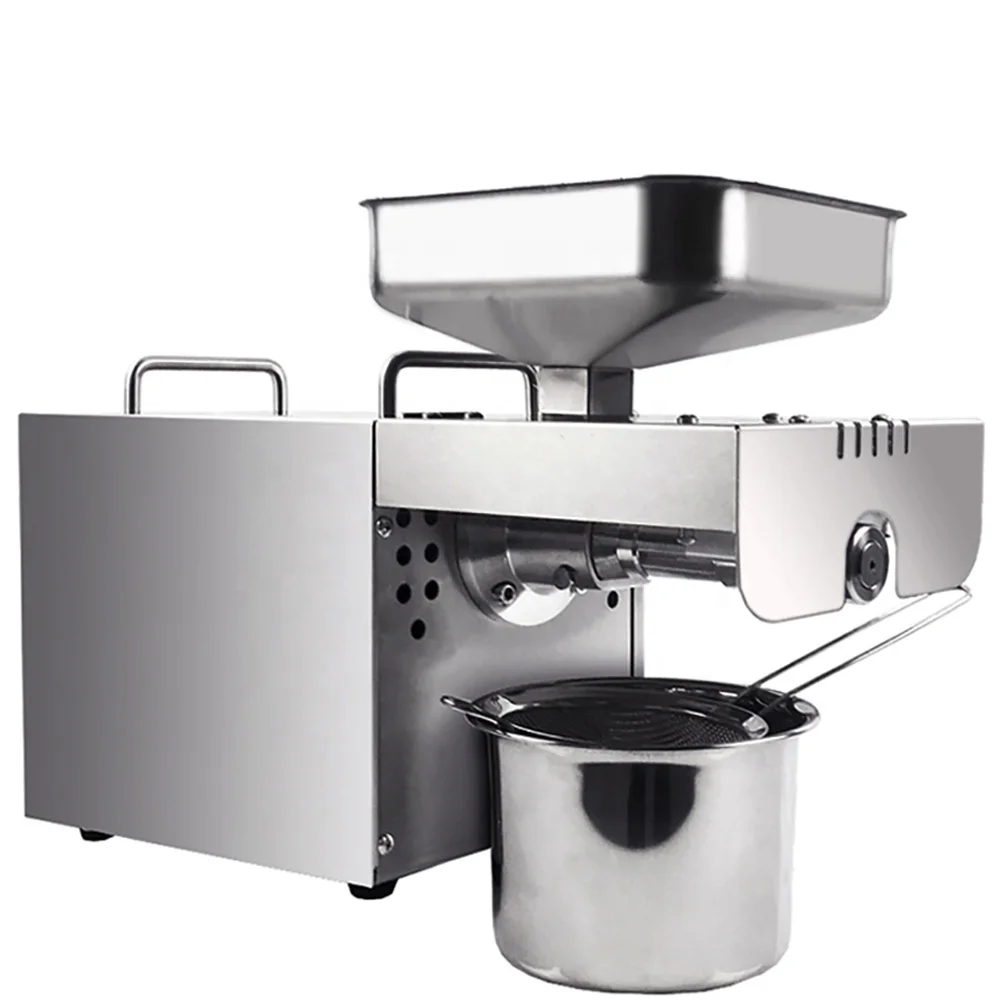 

Hot Sale Professional Manufacture Cold Oil Press Machine Automatic Stainless Steel Household Pressing Castor Oil Extraction
