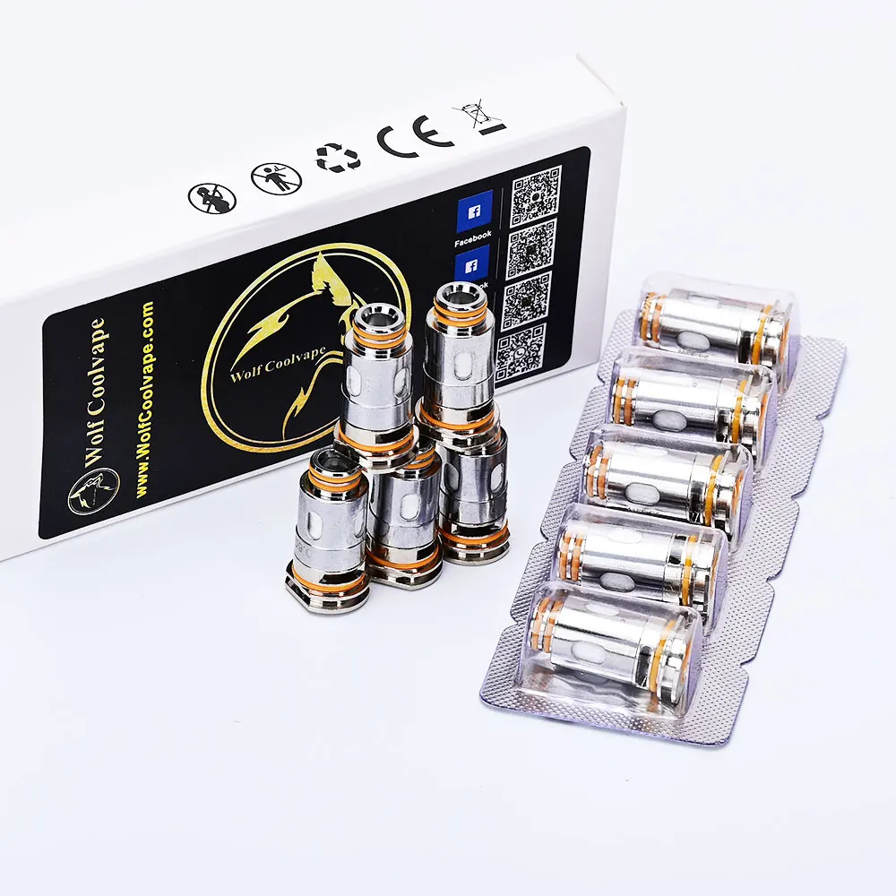 لفائف بديلة للدفعة ، لفائف شبكية ، سلسلة ب ، KA1 ، 0.4 أوم ، 0.6 أوم ، MTL ، Zeus ، خزان ، GV ، قرون دفعة ، 10 #5