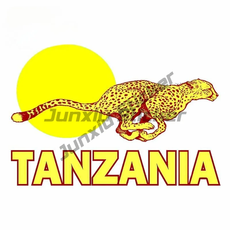 

For TANZANIA Vinyl Car Stickers Personality Motorcycle Helmet Waterproof Scratch-proof Window Decal