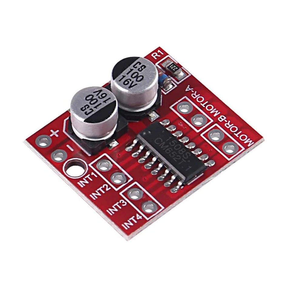 6pcs Mini L298N 2 Channel H Bridge DC Motor Driver Board with MX1508 Chip for Electric Projects, Smart Car Robot