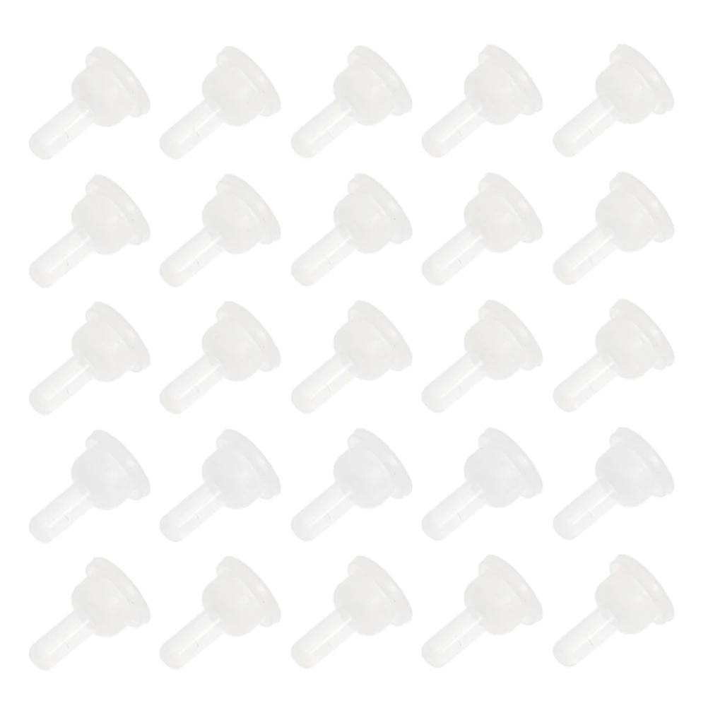 

50Pcs Pet Feeding Silicone Nipples Soft Flexible Teats for Small Animal Nursing Nursing Bottle for Kittens Rabbits Chinchillas