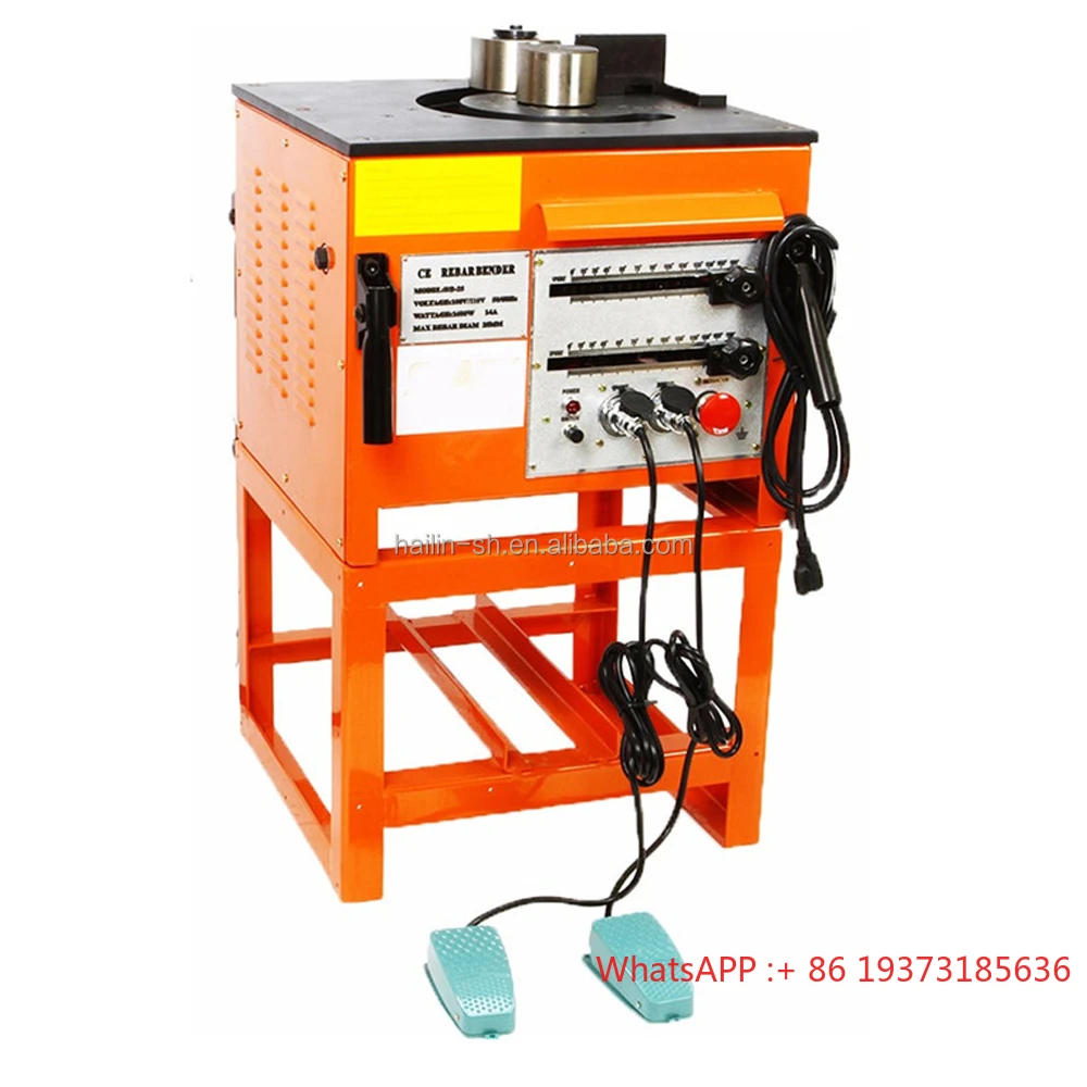 

Construction Tools CE Certificate Rebar Rod Bending Machine Bending Range 6-25mm RB-25