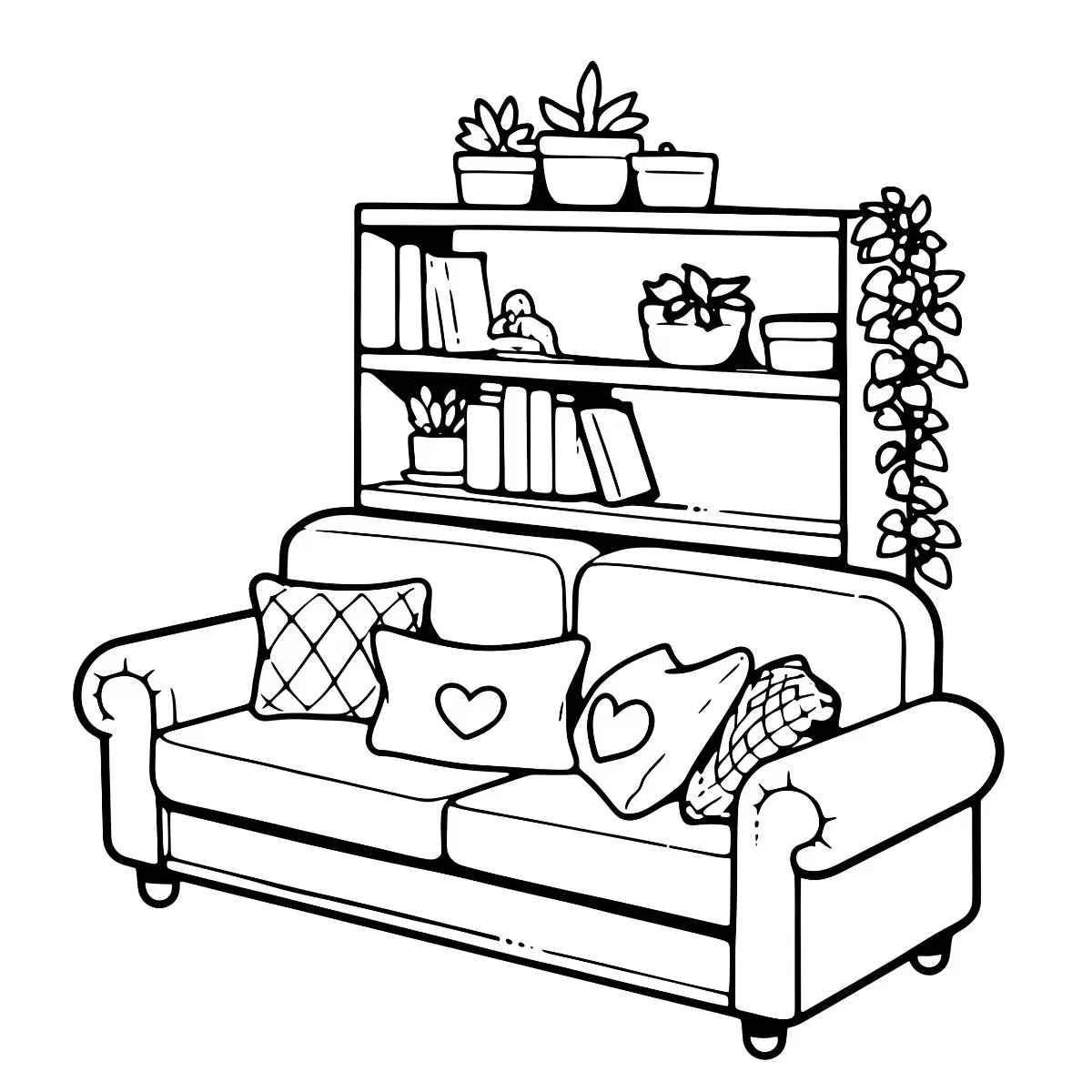 CUTE & GROOVY Bold-easy Patterns Coloring Book for Adults Cute Drawing Book Perfect Gift for Party and Birthday