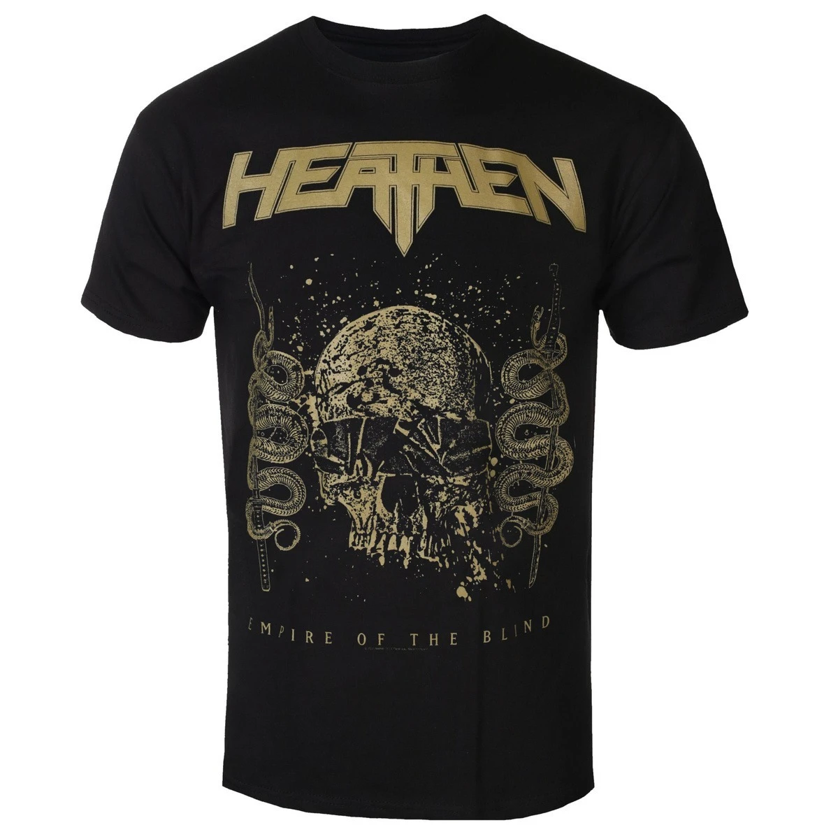 

HEATHEN EMPIRE OF THE BLIND Clothing Pattern Printing Summer Luxury Brand Pure Cotton Men's and Women's T-shirt Short Sleeve