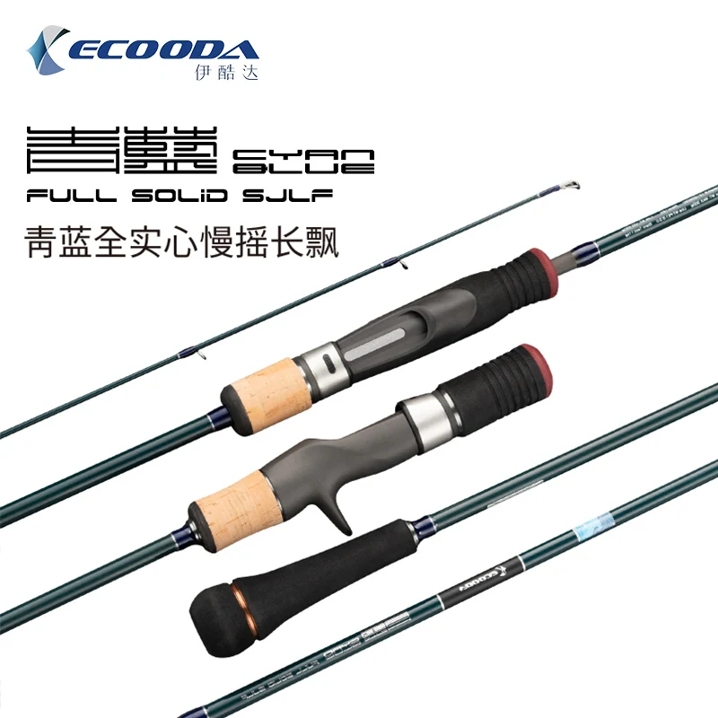 

ECOODA ECBLF Slow Jigging Rod 2.03m 2.08m 2.13m Full FUJI Parts Full Solid Tip L/ML/M/MH 12kg Drag Power Long Fall Jigging Rods