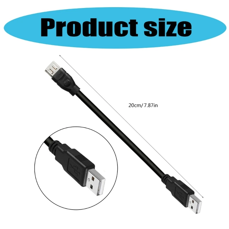 كابل محولات Firewire IEEE 1394 6Pin إلى USB للملحقات الإلكترونية 20 سم