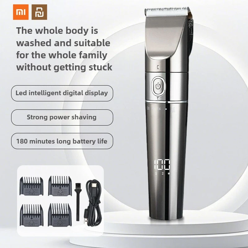 

XIAOMI Youpin Hair Clippers for Men Professional Cordless Barber Clippers for Hair Cutting Machine Grooming Rechargeable