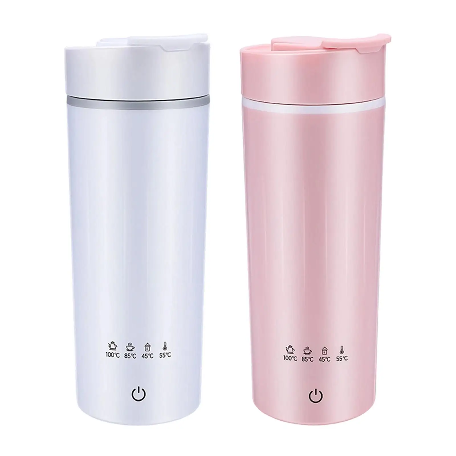Travel Electric Kettle Tea Kettle Dry Boil Protection Portable Heater Travel Coffee Mug for School Commuting