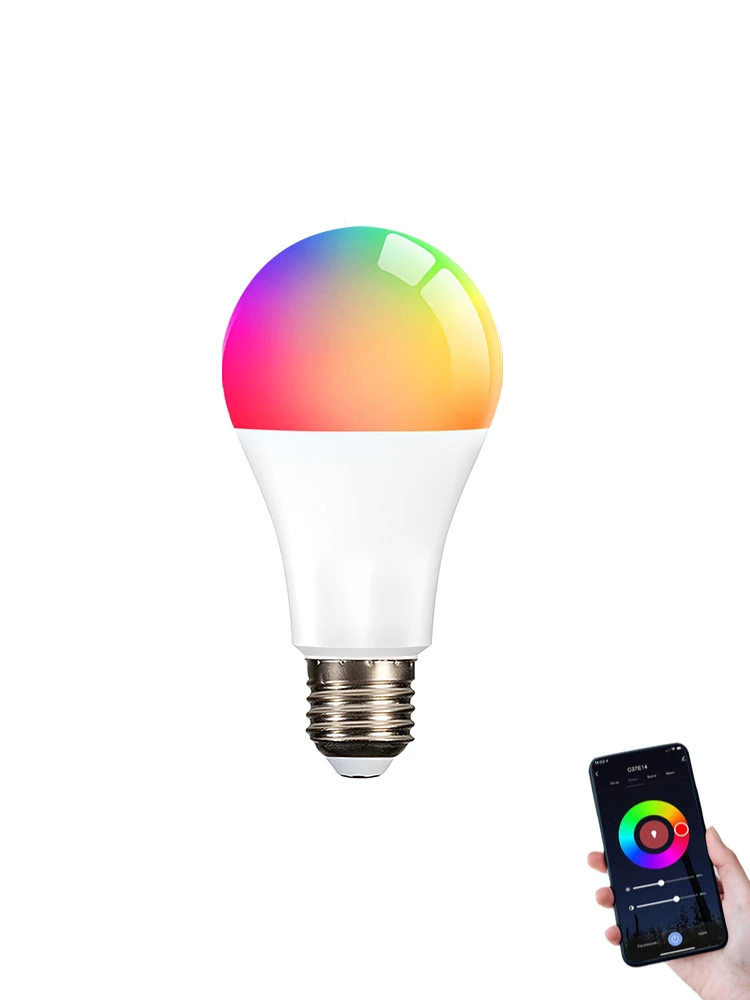 Zigbee Smart Bubble Colorful RGB Dimming and Color Adjusting Alexa Google Hue SmartThings Supports Gateway