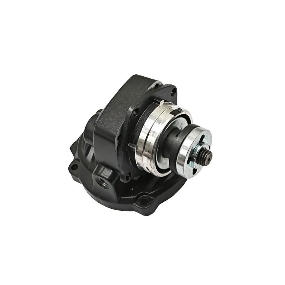 For 100mm Angle Grinder Front Head Assembly Brushless Motor Type Thread Mounting Black Housing with Lubrication Oil