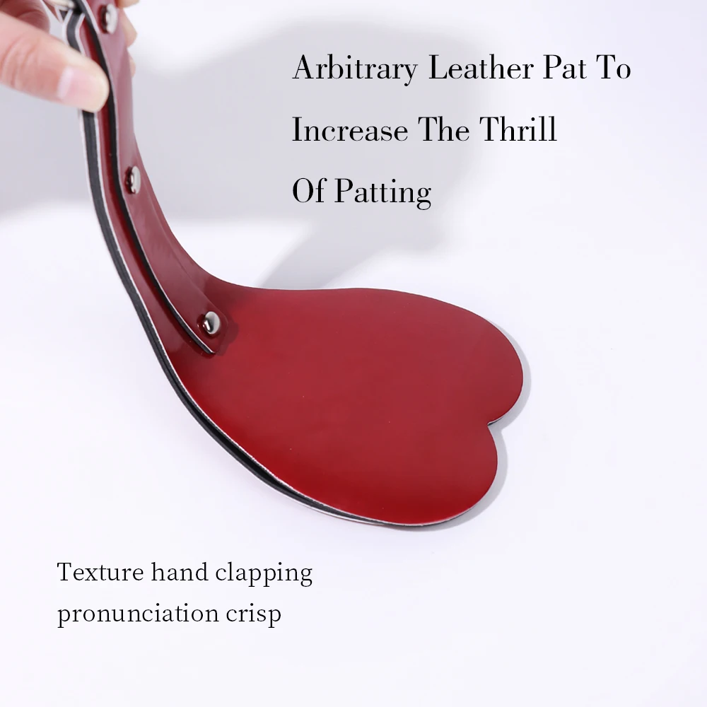 Leather Bondage Restraint Kit Slave Paddles Horse Crop Whip in Bed Festish Feather Tickler Alternative Sex Toys For Couples