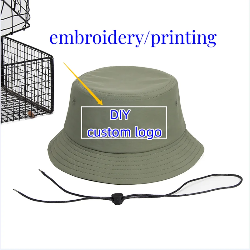 DIY  Large Size Big Head Plus Size Bucket Hats Men Fisherman Hats Women‘s Nylon Panama UPF50+ Sun Hat 56cm 58cm 60cm 62cm 64cm