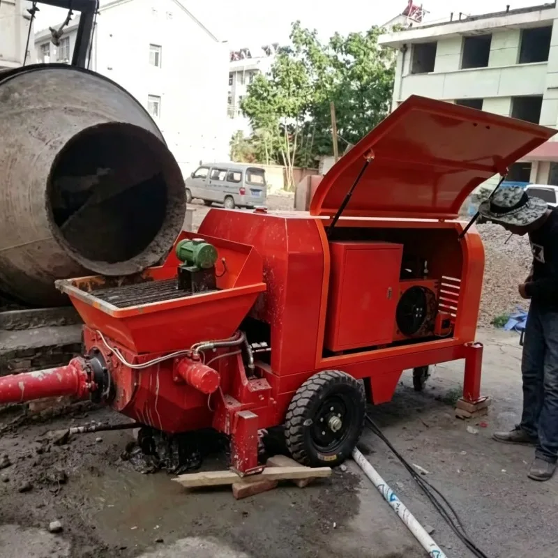 40m³/h Diesel Concrete Pump Machine Cost-Effective Electric Concrete Pumping Equipment Secondary Structural Column Pump
