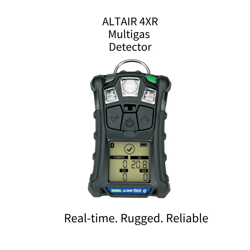 كاشف الغاز Msa Altair 4XR LEL O2 H2S CO جهاز غاز أول أكسيد الكربون 4 محلل الغاز