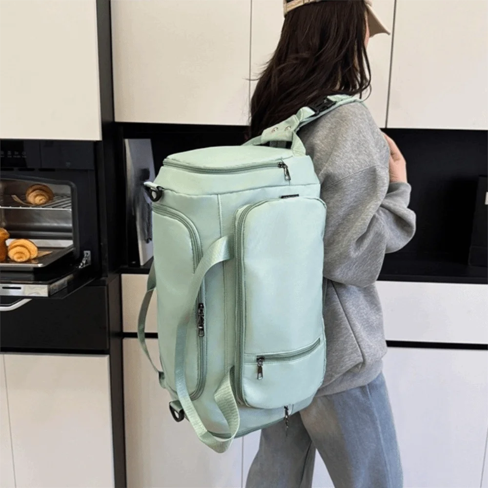 oxford-cloth-travel-luggage-bag-solid-color-handheld-travel-backpack-multifunctional-dry-wet-separation-sports-fitness-bag-yoga