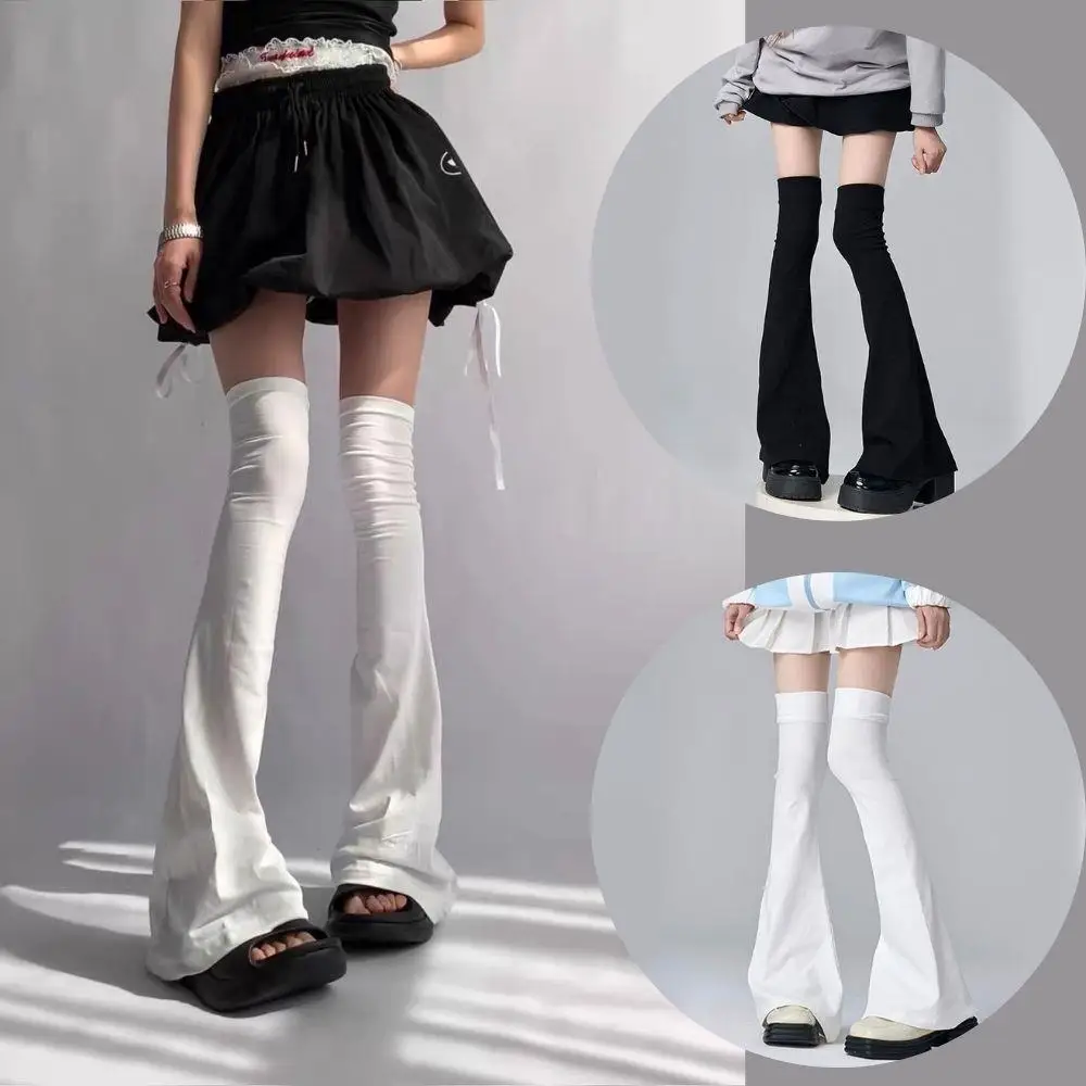 Y2K Leg Stockings Gothic Lolita Over Knee High Sock Lolita Over Knee Leg Warmer Accessories Japanese Style Elasticity Knee Socks view 2