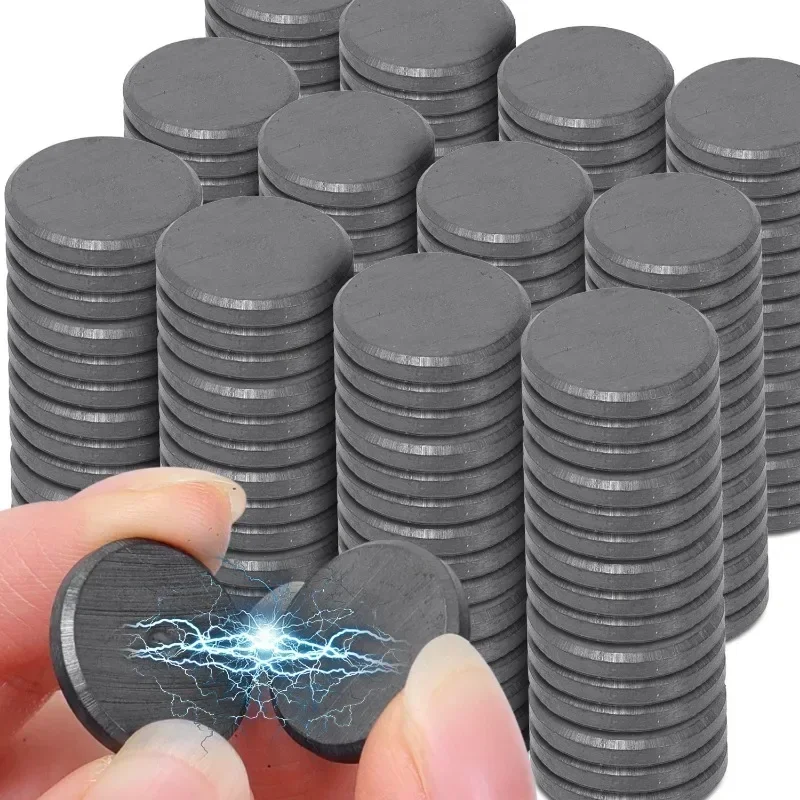 Round Magnets Strong Magnet Sheets Mini Round Rubidium Magnetic Fridge Whiteboard Sticker DIY Office Self Adhesive Magnet Disc