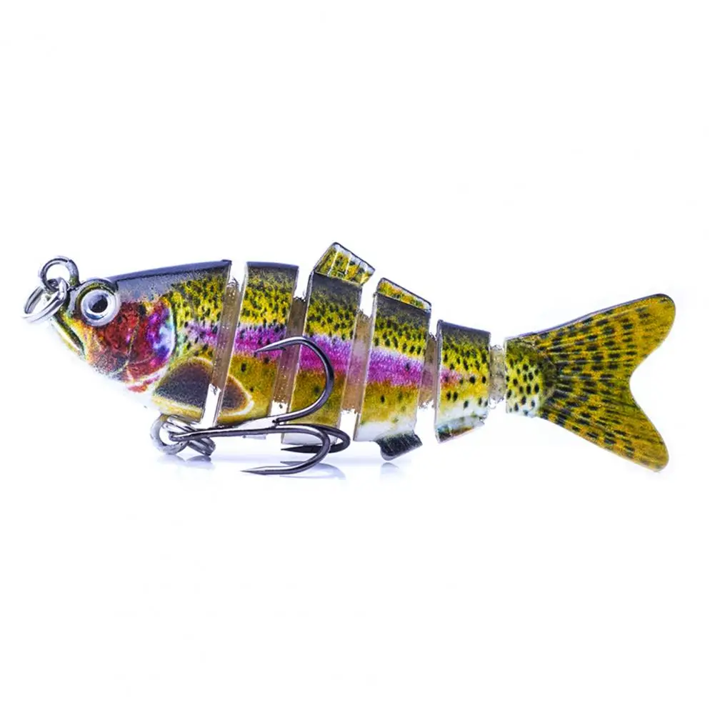 7cm 8.5g Reusable Artificial Bait 6 Sections Vivid Swimming Posture Five Specifications Fake Fishing Lure for Fishing Enthusiast