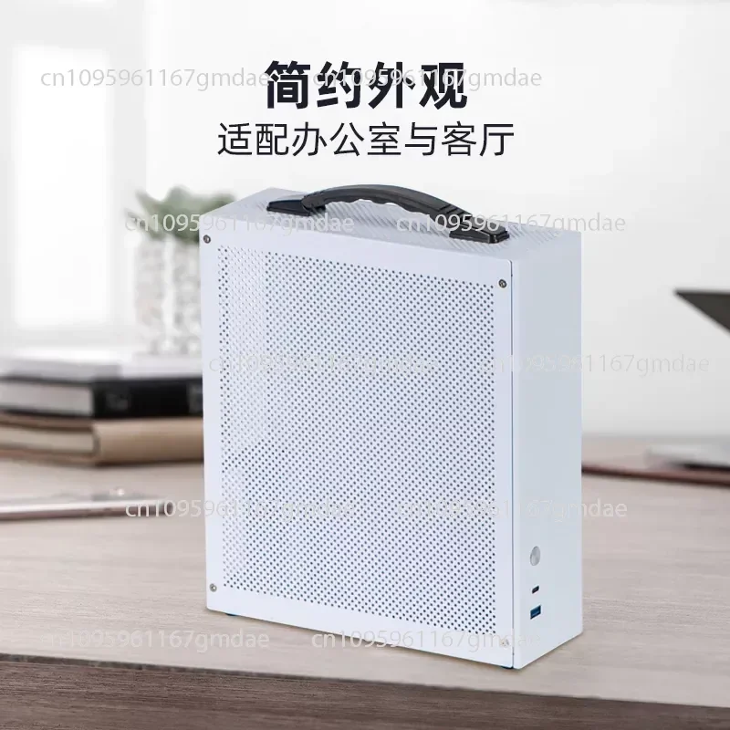 Aluminum  E10 Core Display Compact  Office MATX Standing Bedroom Portable Mini ITX Small Host Case