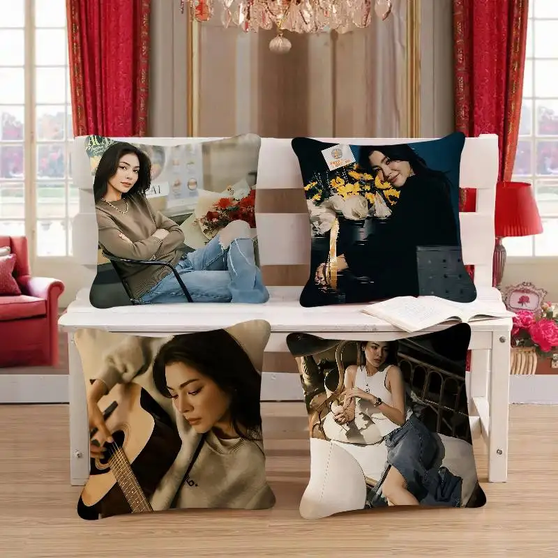 

Female Model P-Peraya Malisorn Faye Pillow Gifts Home Office Furnishings Bedroom Sofa Car Cushion Cover Case 45x45cm