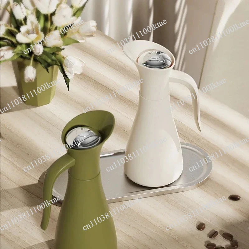 Elegant Bird Shaped 1-Liter Double-Wall Vacuum Insulated Coffee Bottle for Hot And Cold Storage Coffee & Tea Service Desk
