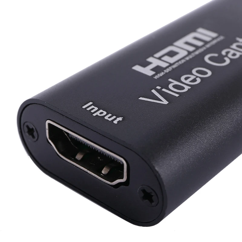 2X Audio Video Capture Cards  To USB 2.0 1080P 4K Record Via DSLR Camcorder Action Cam