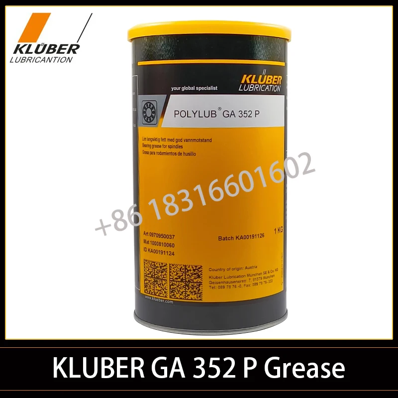 1G Kluber GA352P Lubrication Spindle Bearings POLYLUB GA 352 P for Adhesive long-term grease with good water resistance