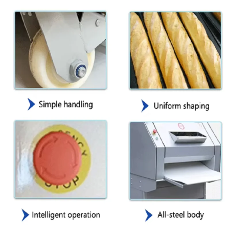 آلة تشكيل طبل الخبز ذات سعة كبيرة، طريقة البصق، آلة الخبز، آلة صنع جنين الخبز الطويلة
