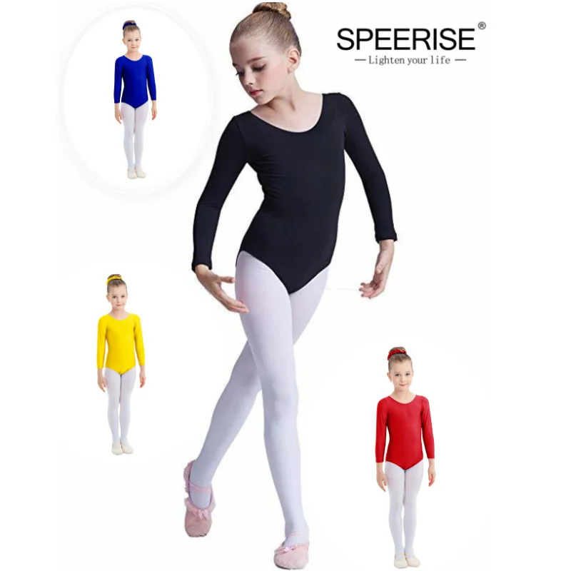 子供用バレエ衣装子供用長袖ダンスボディスーツ体操レオタード女の子用 балет バレエチュチュダンサーウェア