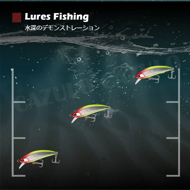 2022เหยื่อปลาซิว50มม.5กรัม Sinking Mino Full น้ำ Pesca Accesorie Mar ปลากะพง Leurre Carnassier Iscas Artificiais Tackle
