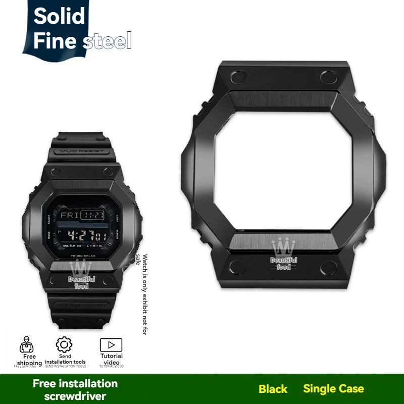 Stainless Steel Watch Band for Casio G-SHOCK GX-56BB/GXW-56