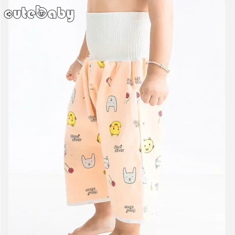 Baby Diaper Waterproof Skirt Infant Leak-proof Urine Training Pants Cloth Diapers Kids Nappy Sleeping Bed Potty Trainining Items