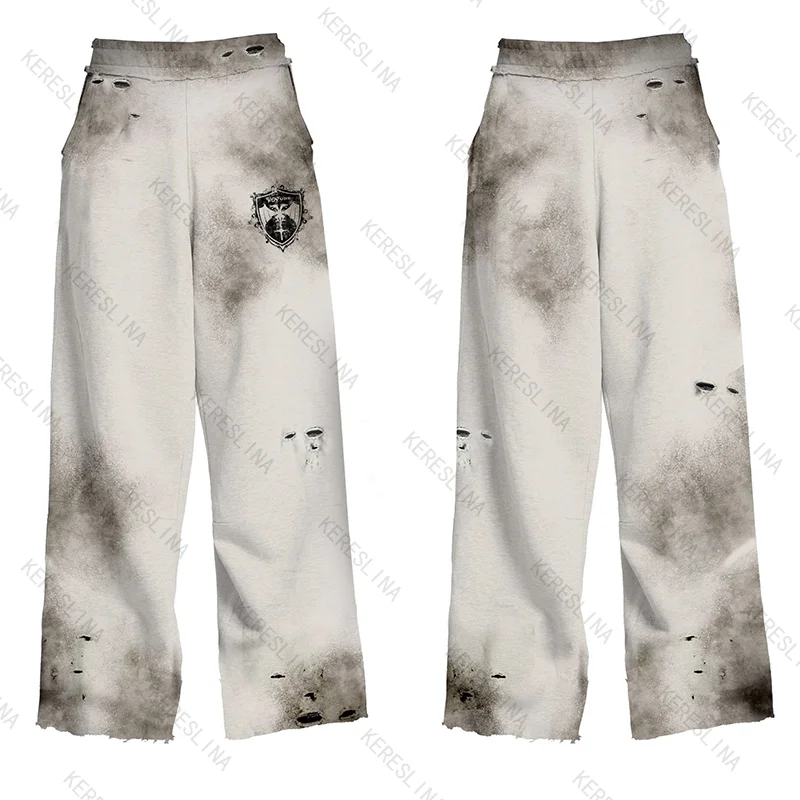 

Y2k punk hip-hop rock vintage gothic style casual pants European and American high street trendy fashion versatile casual pants