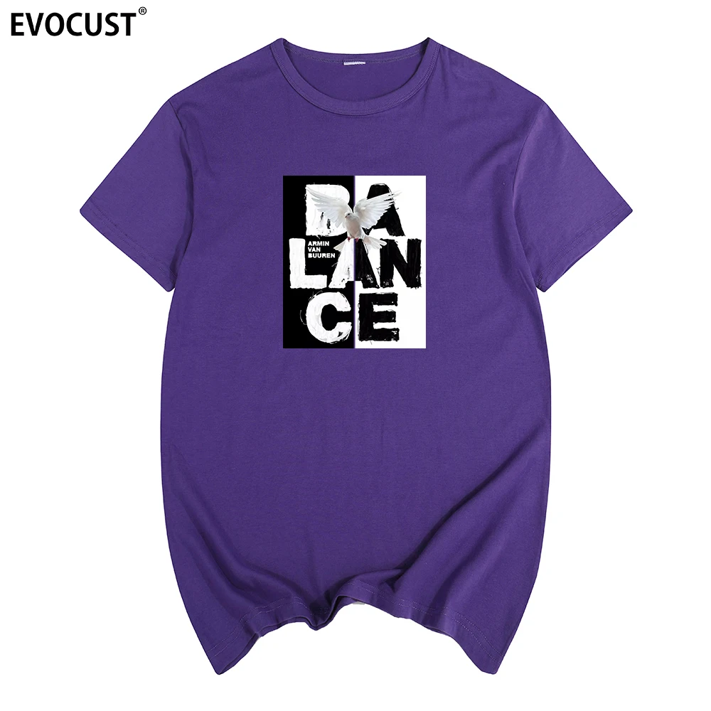 Armin Van Buuren BALANCE BLAH DJ ASOT HOUSE MUSIC IBIZA RAVE TRANCE T-shirt Cotton Men T shirt New TEE TSHIRT Womens