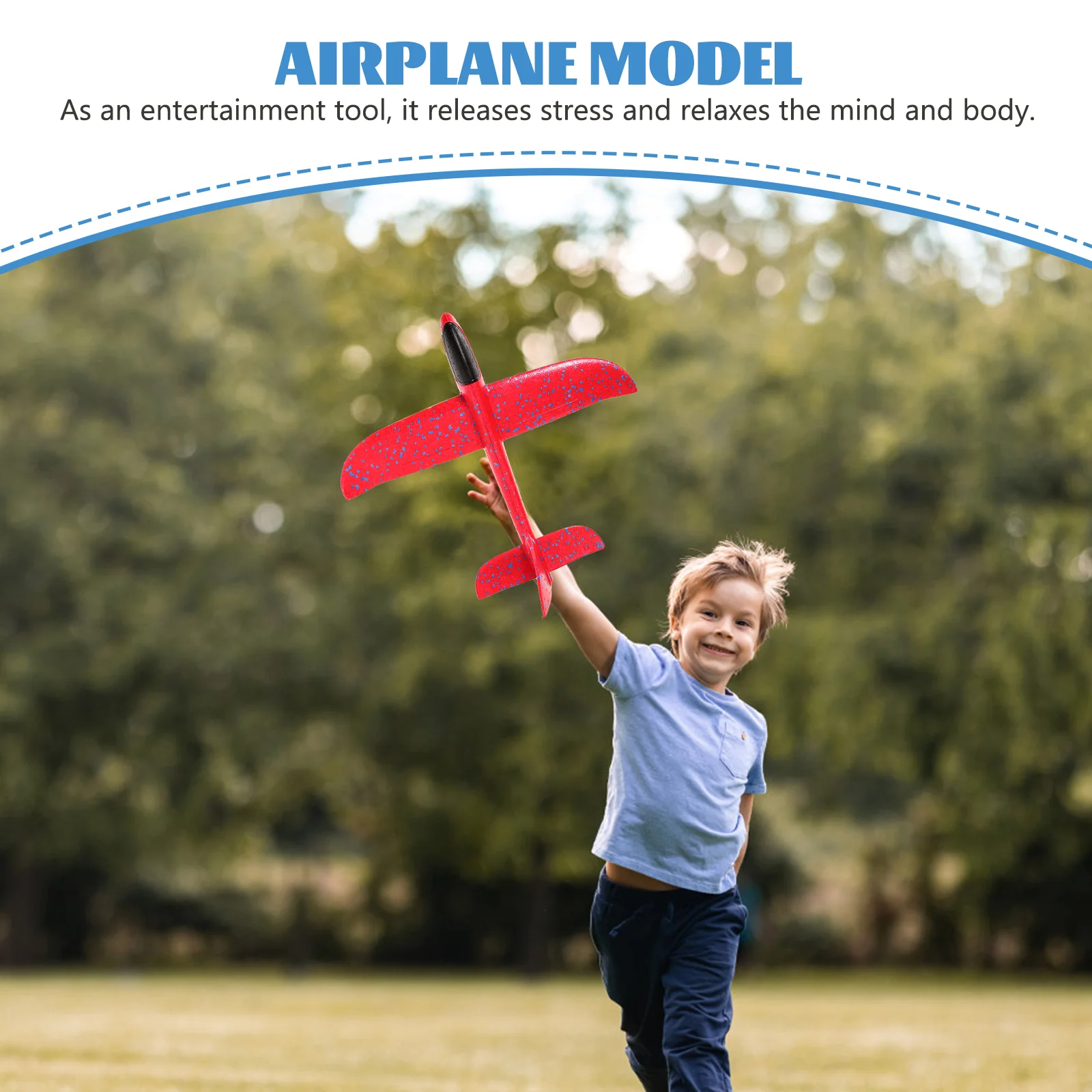 

2pcs Hand Throwing Glider Planes Lightweight Flying For Kids Stress Relief Parent-Child Play Educational Aircraft Non-Rc