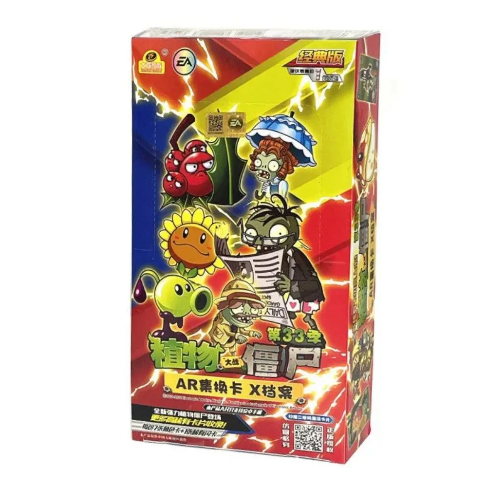 Plants Vs. Zombies Anime Game Interchangeable Collection Cards AR Battle Card Board Game Card Toy Gift for Child\'s Birthday