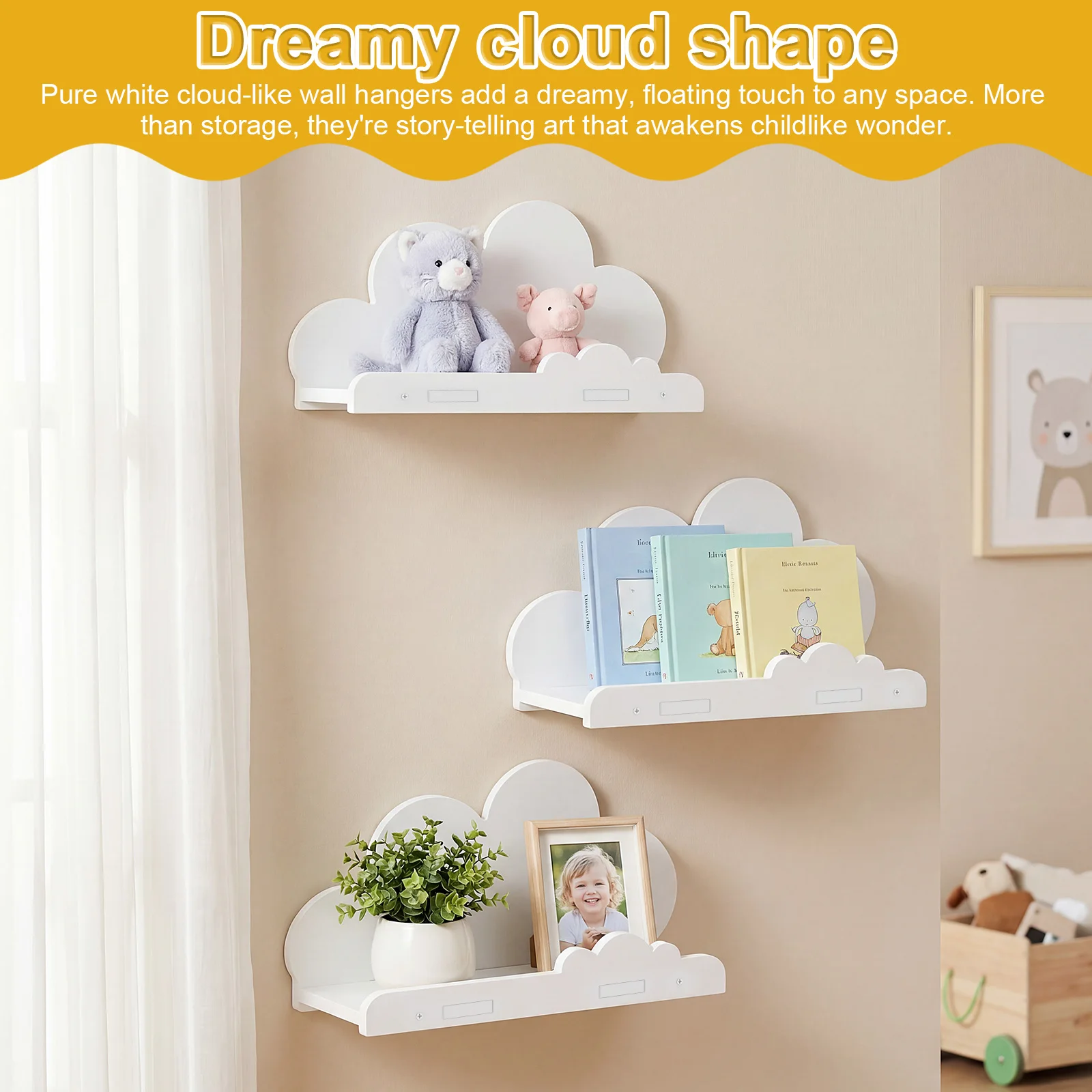 3 Buah Rak Penyimpanan Dinding - Floating Shelves ulasan dan harga