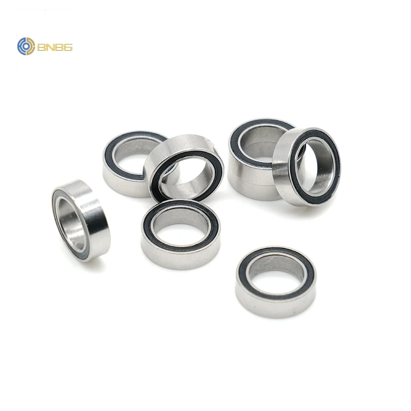 10Pcs MR128RS Bearing ABEC-3 8x12x3.5 mm Miniature MR128-2RS Ball Bearings RS MR128 2RS With Blue Sealed L-1280DD