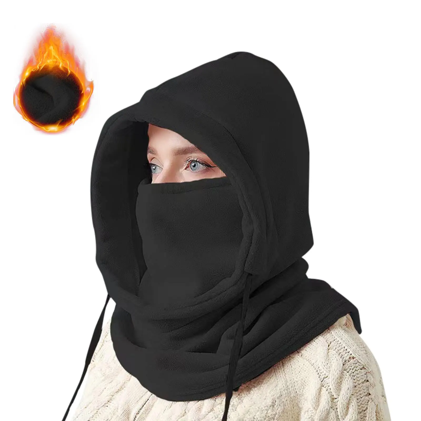Fashion Polar Fleece Women Men Balaclava Winter Hat Beanies Warmer Windproof Full Face Ski Mask Caps Men Bonnets Scarves