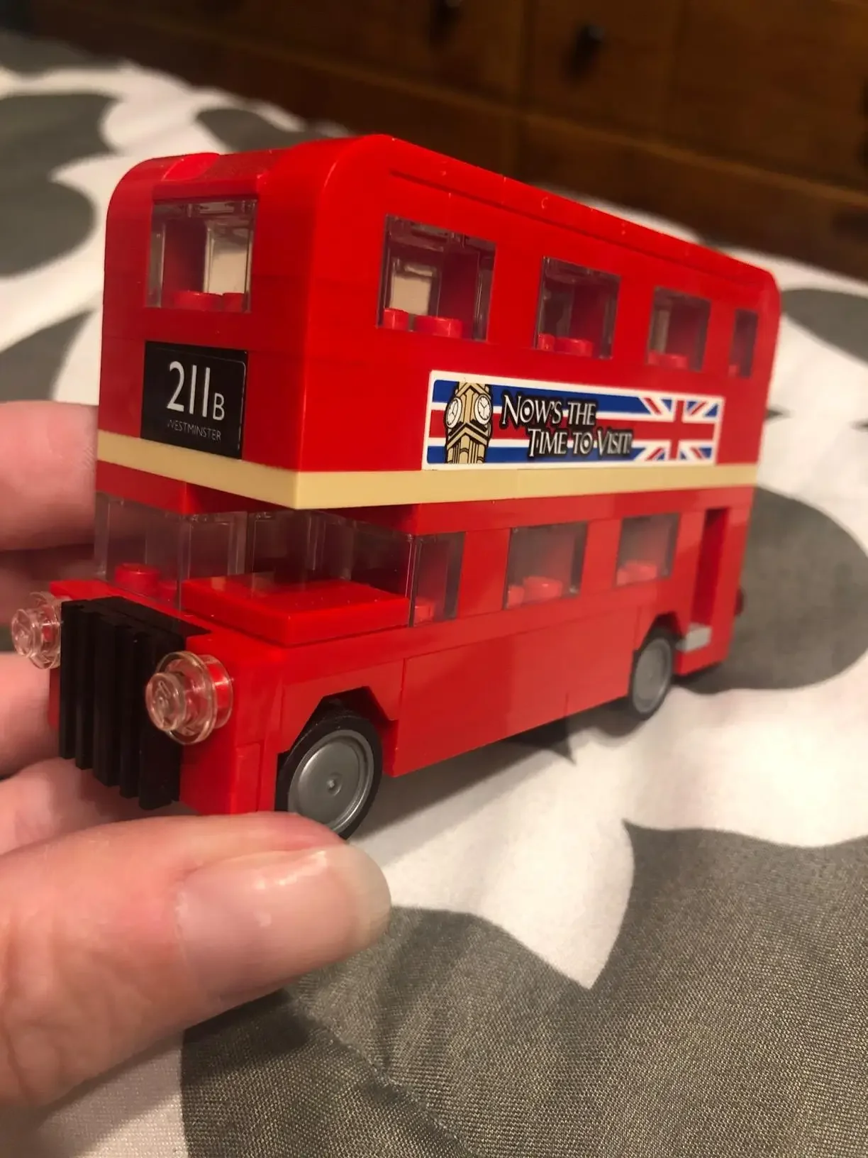 LEGO Creator Double Decker London Bus 40220 Building Blocks Bricks Toy for Kids Children\'s Day Birthday Gift (118 Pieces)