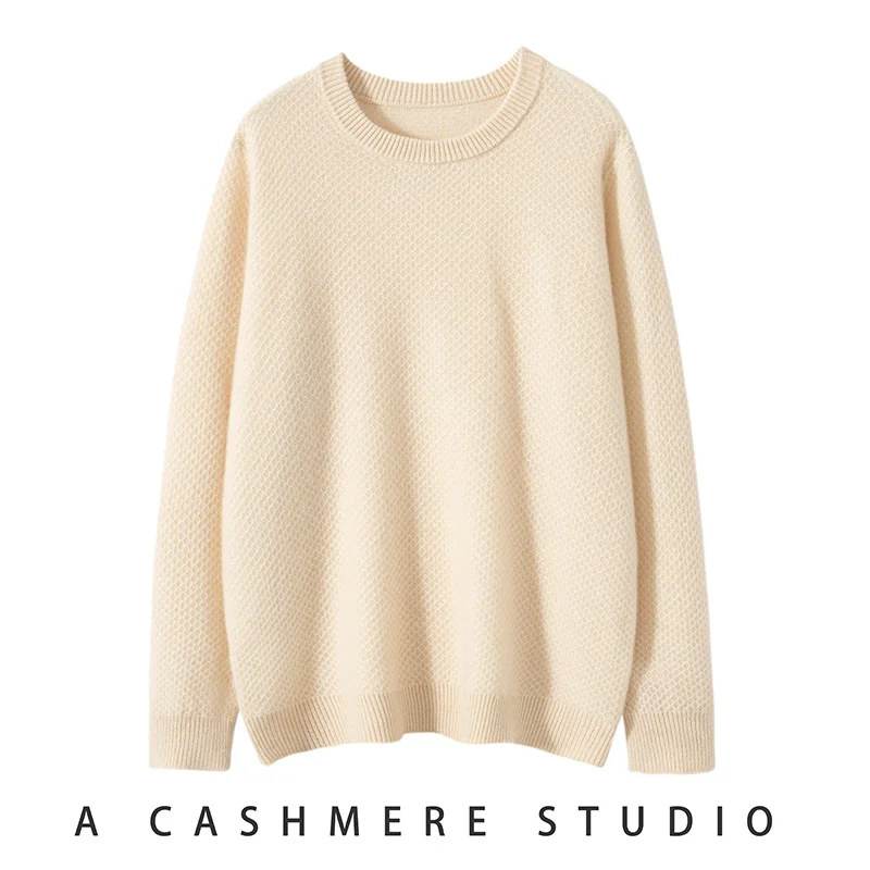 เสื้อสเวตเตอร์คอโอเนคสำหรับผู้ชาย แบรนด์ SoftCash สีพื้น ผ้าแคชเมียร์ 100% สไตล์ลำลองสำหรับธุรกิจ เหมาะสำหรับฤดูใบไม้ร่วงและฤดูหนาว คุณภาพสูง ถักอย่างประณีต