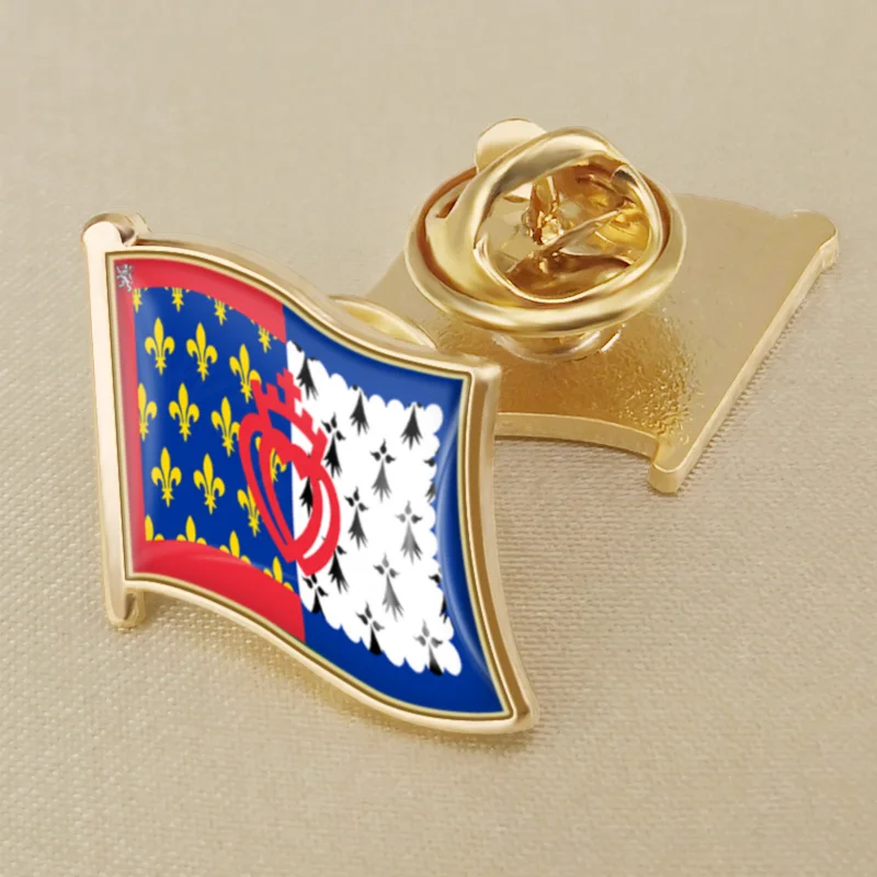 Pays de la Loire  of France Flag Brooch Badges Lapel Pins