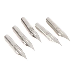 5 Pcs Retro Dipped Tip G Nib Metal English Calligraphy Stationery Office School Supplies Writing